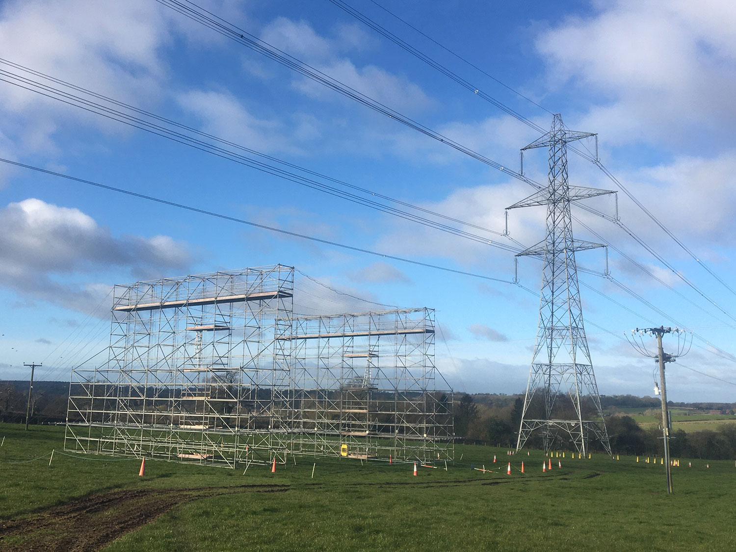 Overhead Powerline and Substation Scaffolding